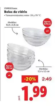 Ocine Livarno home - boles de vidrio oferta