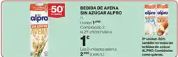 Hipercor ALPRO Bebida de avena sin azúcar oferta