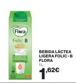 Hipercor FLORA Bebida láctea ligera folic-b oferta