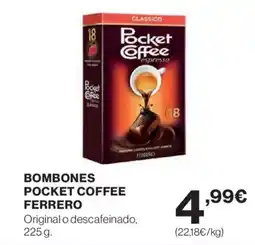 Hipercor POCKET COFFEEBombones ferrero oferta
