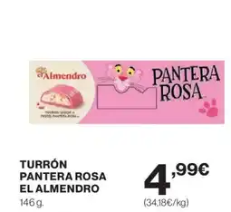Hipercor EL ALMENDRO Turrón pantera rosa oferta