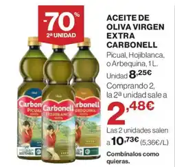 Hipercor CARBONELL Aceite de oliva virgen extra oferta