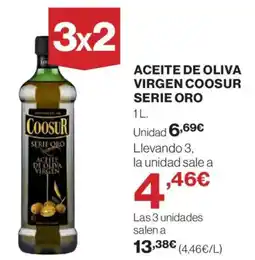 Hipercor COOSUR Aceite de oliva virgen serie oro oferta