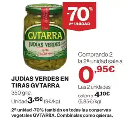 Hipercor GVTARRA Judías verdes en tiras oferta