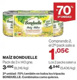 Hipercor BONDUELLE Maíz oferta