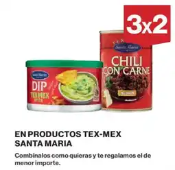 Hipercor SANTA MARIA En productos tex-mex oferta