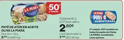 Hipercor LA PIARA Paté de atún en aceite oliva oferta