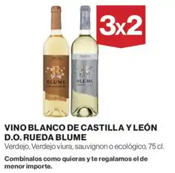 Hipercor Vino blanco de castilla y león d.o. rueda blume oferta