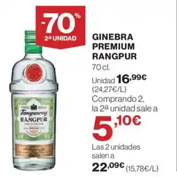 Hipercor Ginebra premium rangpur oferta