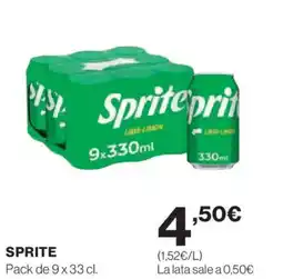 Hipercor SPRITE oferta