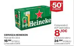 Hipercor HEINEKEN Cerveza oferta