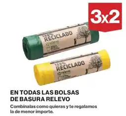 Hipercor En todas las bolsas de basura relevo oferta