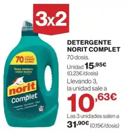 Hipercor NORIT Detergnete complet oferta