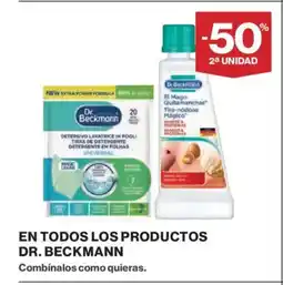 Hipercor DR. BECKMANN En todos los productos oferta