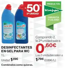 Hipercor Desinfectantes en gel para wc oferta