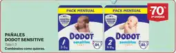 Hipercor DODOT SENSITIVE Pañales oferta