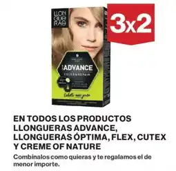 Hipercor En todos los productos llongueras advance, llongueras óptima, flex, cutex y creme of nature oferta