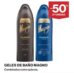 Hipercor MAGNO Geles de baño oferta