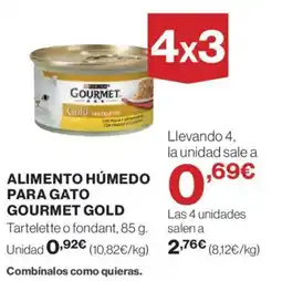 Hipercor PURINA Gourmet gold alimento húmedo para gato oferta