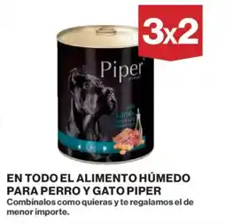Hipercor PIPER En todo el alimento húmedo para perro y gato oferta