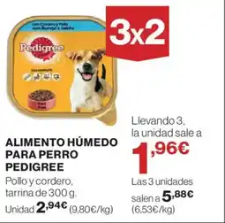 Hipercor PEDIGREE Alimento húmedo para perro oferta