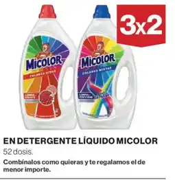 Hipercor MICOLOR En detergente líquido oferta