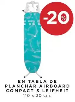 Hipercor En tabla de planchar airboard compact s leifheit 110 x 30 cm. oferta