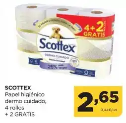 Scottex - papel higiénico dermo cuidado