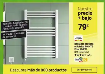 Leroy Merlin Funciona - radiador toallero eléctrico oferta