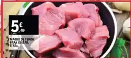 E.Leclerc Magro de cerdo para guisar oferta