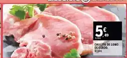 E.Leclerc Chuleta de lomo de cerdo oferta