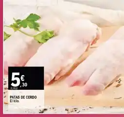 E.Leclerc Patas de cerdo oferta