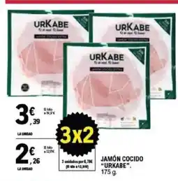 E.Leclerc URKABE Jamón cocido oferta