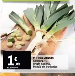 E.Leclerc Puerro manojo oferta