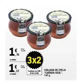 E.Leclerc CAÑADA REAL Cuajada de oveja oferta