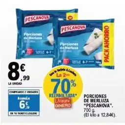 E.Leclerc PESCANOVA Porciones de merluza oferta