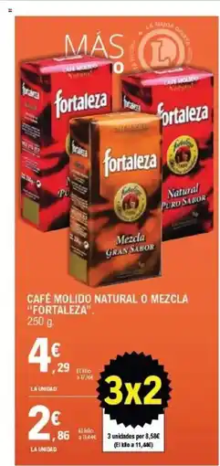E.Leclerc FORTALEZA Café molido natural o mezcla oferta