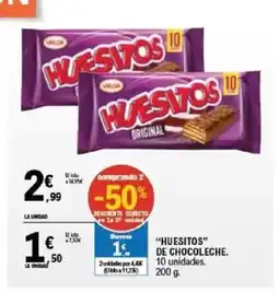 E.Leclerc HUESITOS DE CHOCOLECHE oferta