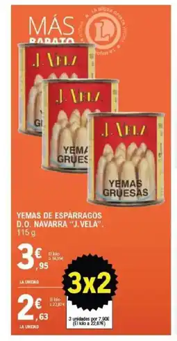 E.Leclerc J.VELA Yemas de espárragos d.o. navarra oferta