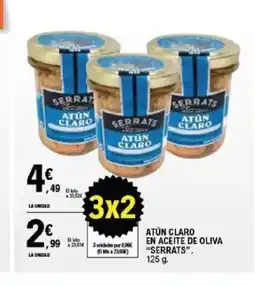 E.Leclerc SERRATS Atún claro en aceite de oliva oferta