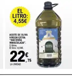 E.Leclerc HACIENDA INMACULADA Aceite de oliva virgen extra oferta