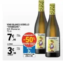 E.Leclerc TIRABEQUE Vino blanco godello oferta