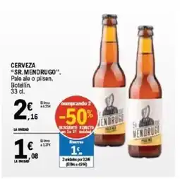 E.Leclerc SR.MENDRUGO Cerveza oferta