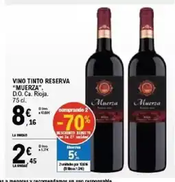 E.Leclerc MUERZA Vino tinto reserva oferta