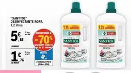 E.Leclerc SANYTOL Desinfectante textil oferta
