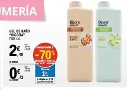 E.Leclerc DICORA Gel de baño oferta