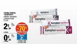 E.Leclerc KEMPHOR Crema dental oferta