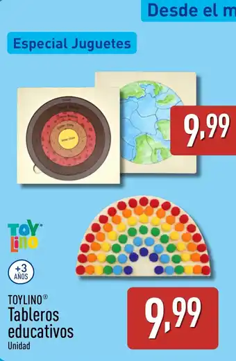 ALDI TOYLINO Tableros educativos oferta