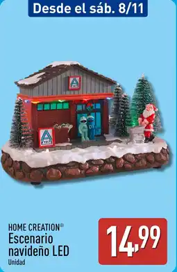 ALDI HOME CREATION Escenario navideño LED oferta