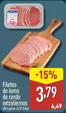 ALDI Filetes de lomo de cerdo extratiernos oferta